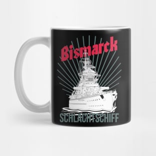 German battleship Bismarck Mug